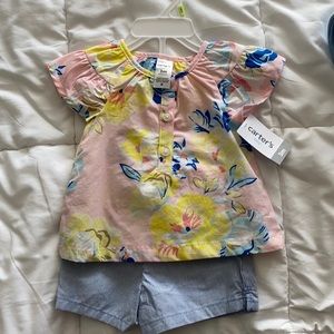 2 Piece short and shirt set